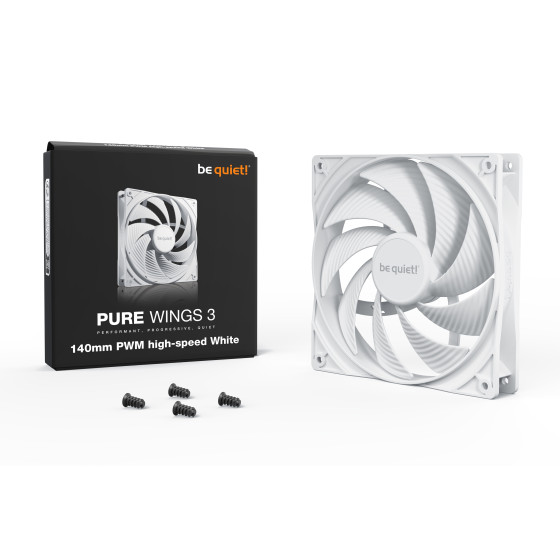 be quiet! Pure Wings 3 140mm PWM high-speed (Blanc)