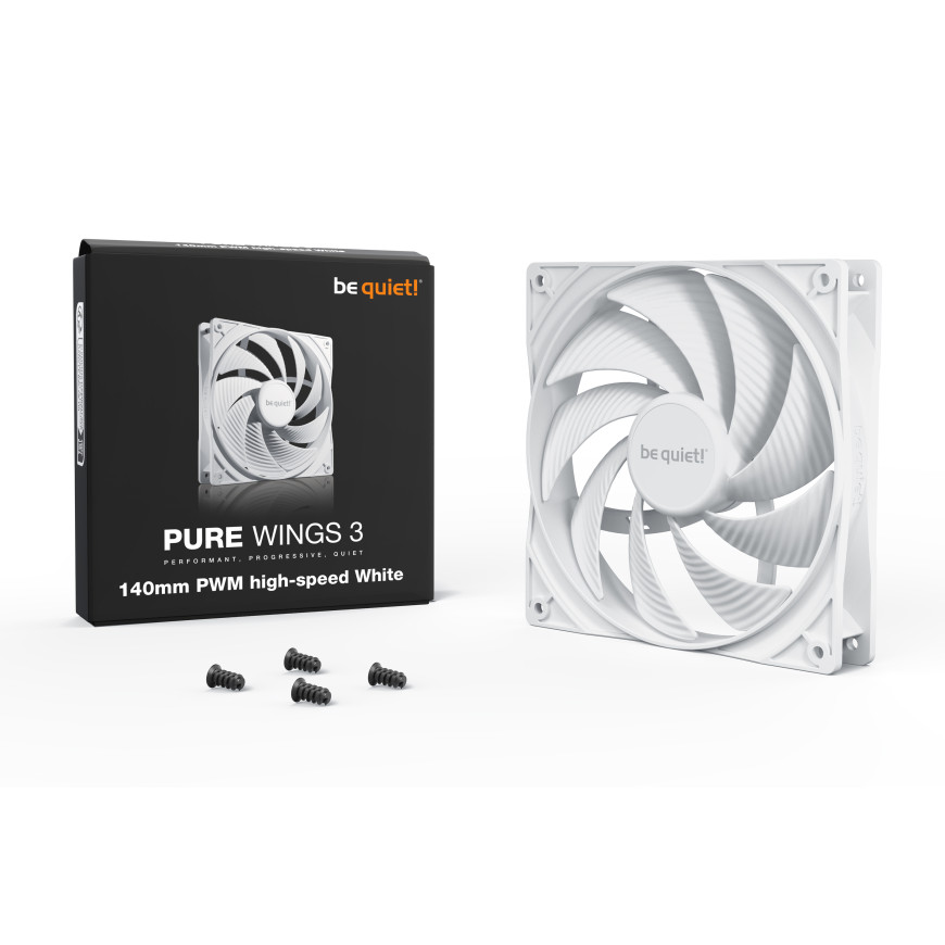 be quiet! Pure Wings 3 140mm PWM high-speed (Blanc)