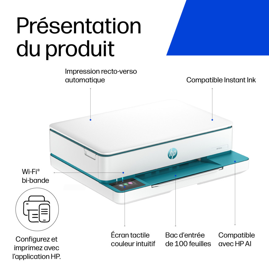 Imprimante tout-en-un HP Envy 6122e