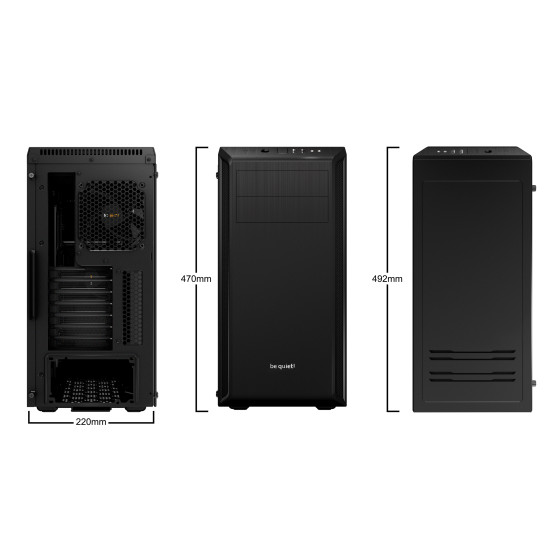 be quiet! Pure Base 600 Window Noir