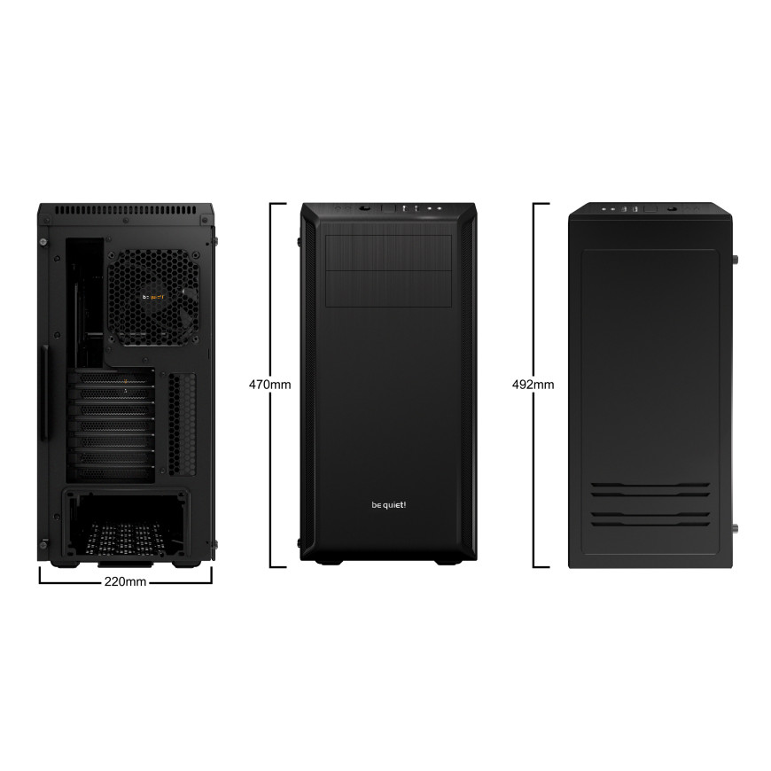 be quiet! Pure Base 600 Window Noir