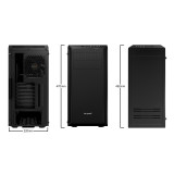 be quiet! Pure Base 600 Window Noir