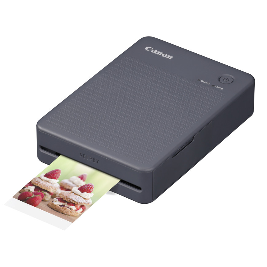 Imprimante photo couleur portable sans fil Canon SELPHY QX20, Gris foncé