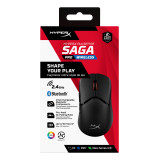 Souris gamer sans fil HyperX Pulsefire Saga Pro (noire)