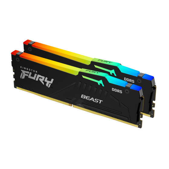 Kingston FURY Beast RGB 32 Go (2 x 16 Go) DDR5 6000 MHz CL36