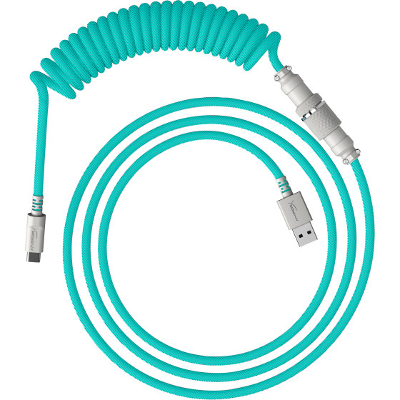 Câble torsadé USB-C HyperX vert clair-blanc