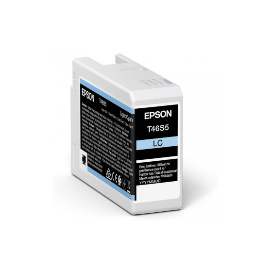 Cartouche d'encre Epson T46S5 – Light Cyan UltraChrome Pro 10 25ml (C13T46S500)