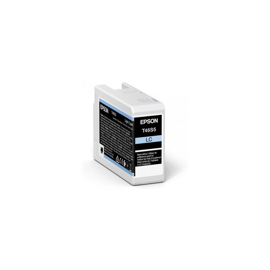 Cartouche d'encre Epson T46S5 – Light Cyan UltraChrome Pro 10 25ml (C13T46S500)