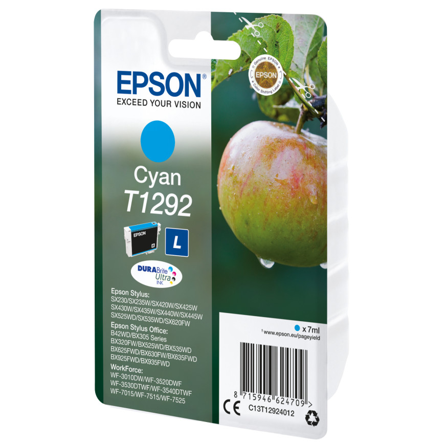 Epson T1292 – Encre cyan DURABrite Ultra (C13T12924022)