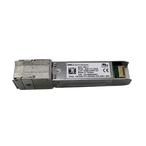 Dell Networking Émetteur-récepteur SFP+ 10GBASE-T 30Metres reach on CAT6a/7, GEN1.5.1 OS9 uniquement