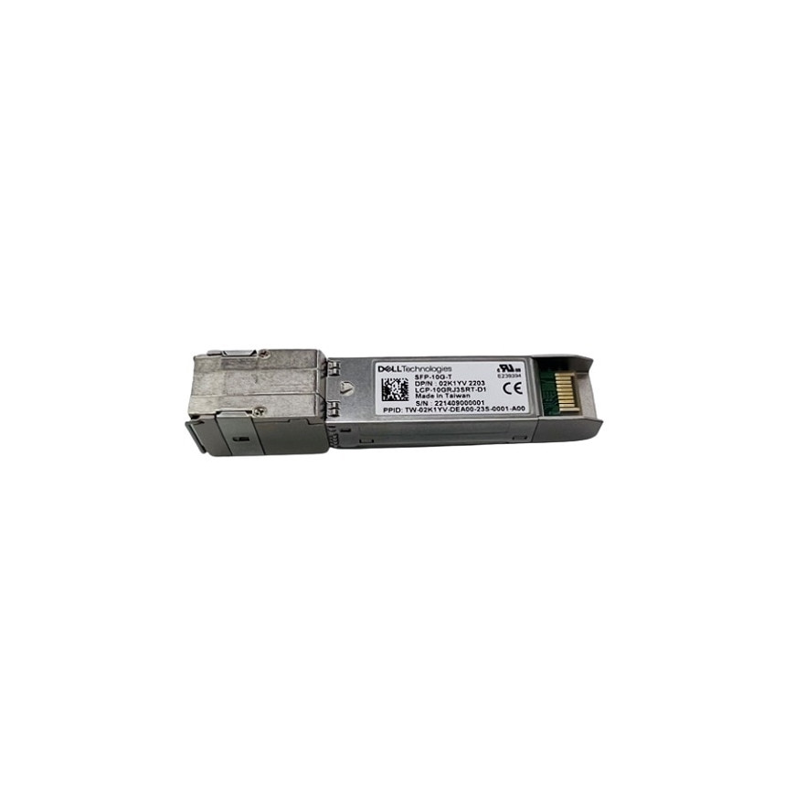 Dell Networking Émetteur-récepteur SFP+ 10GBASE-T 30Metres reach on CAT6a/7, GEN1.5.1 OS9 uniquement