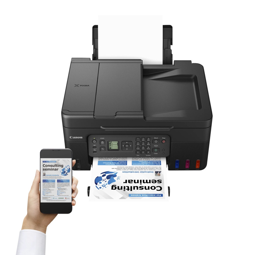 Imprimante jet d'encre MegaTank multifonction rechargeable couleur Wi-Fi Canon PIXMA G4570