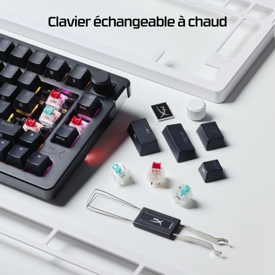 Clavier sans fil gamer HyperX Alloy Rise 75