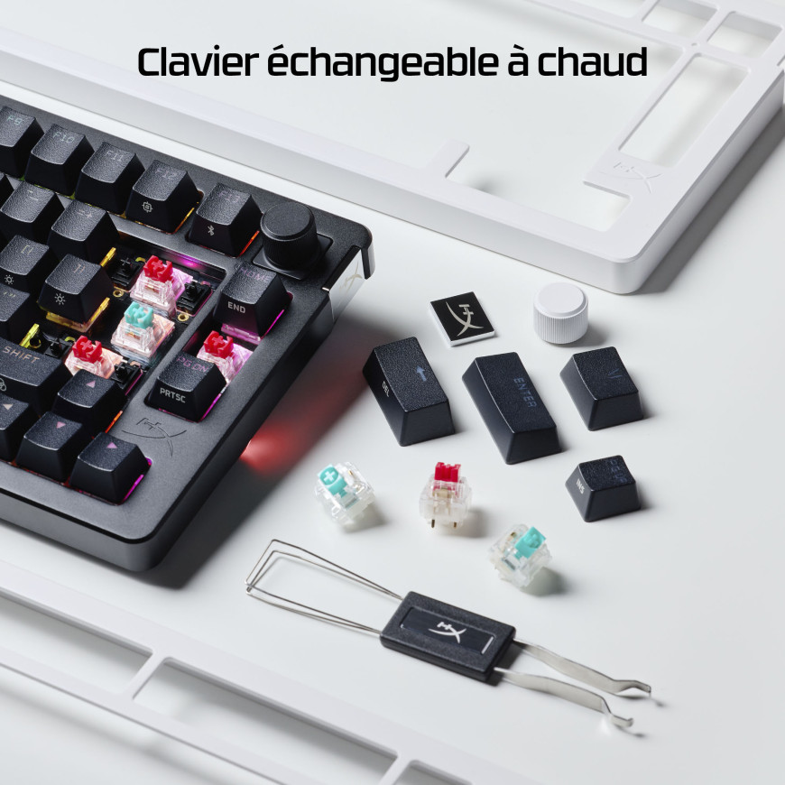 Clavier sans fil gamer HyperX Alloy Rise 75