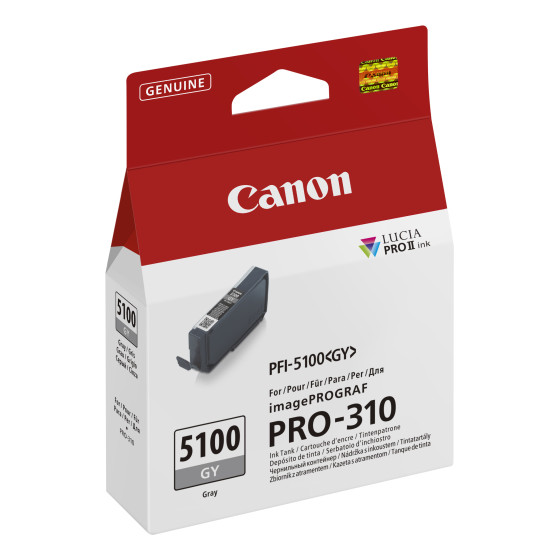 Cartouche d'encre grise Canon PFI-5100GY