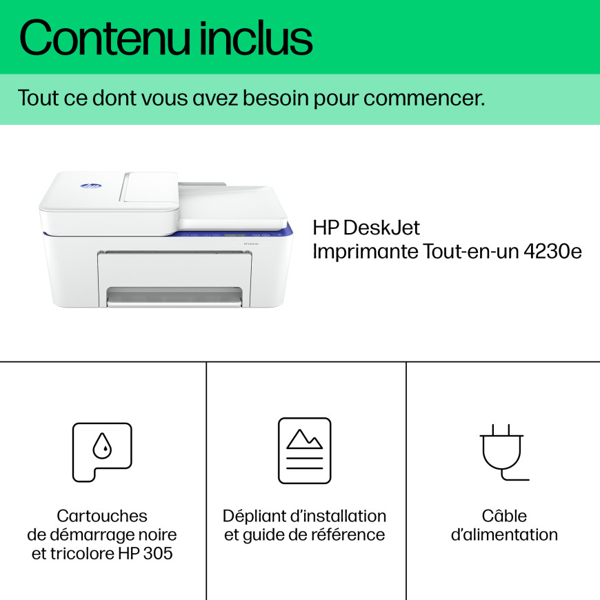 Imprimante Tout-en-un HP DeskJet 4230e