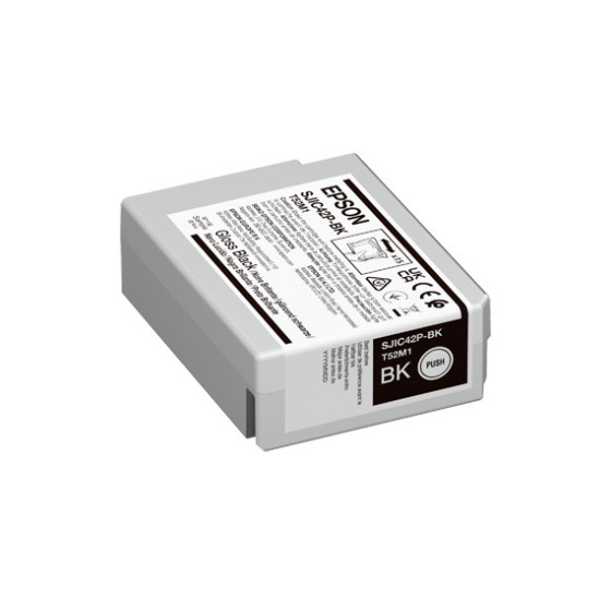 Cartouche d'encre Epson ColorWorks C4000e SJIC42P-BK – noire (C13T52M140)
