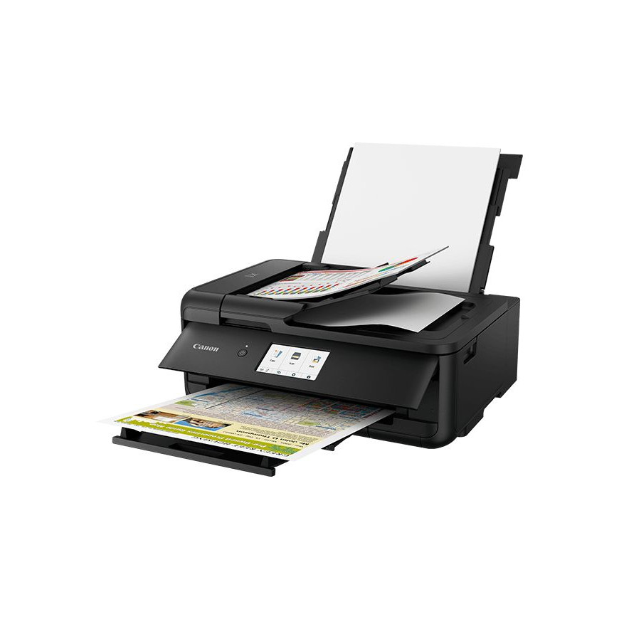 Imprimante photo jet d'encre couleur multifonction A3 sans fil Canon PIXMA TS9550a, noir