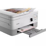Imprimante photo jet d'encre couleur 3-en-1 sans fil Canon PIXMA TS7451i, blanche