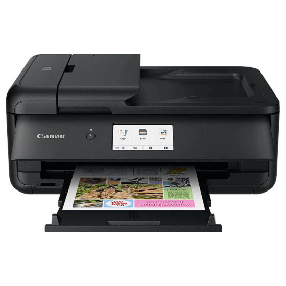 Imprimante photo jet d'encre couleur multifonction A3 sans fil Canon PIXMA TS9550a, noir