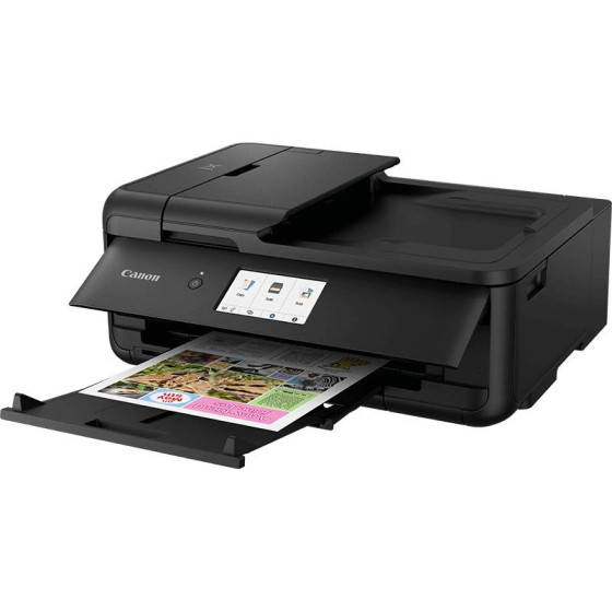 Imprimante photo jet d'encre couleur multifonction A3 sans fil Canon PIXMA TS9550a, noir
