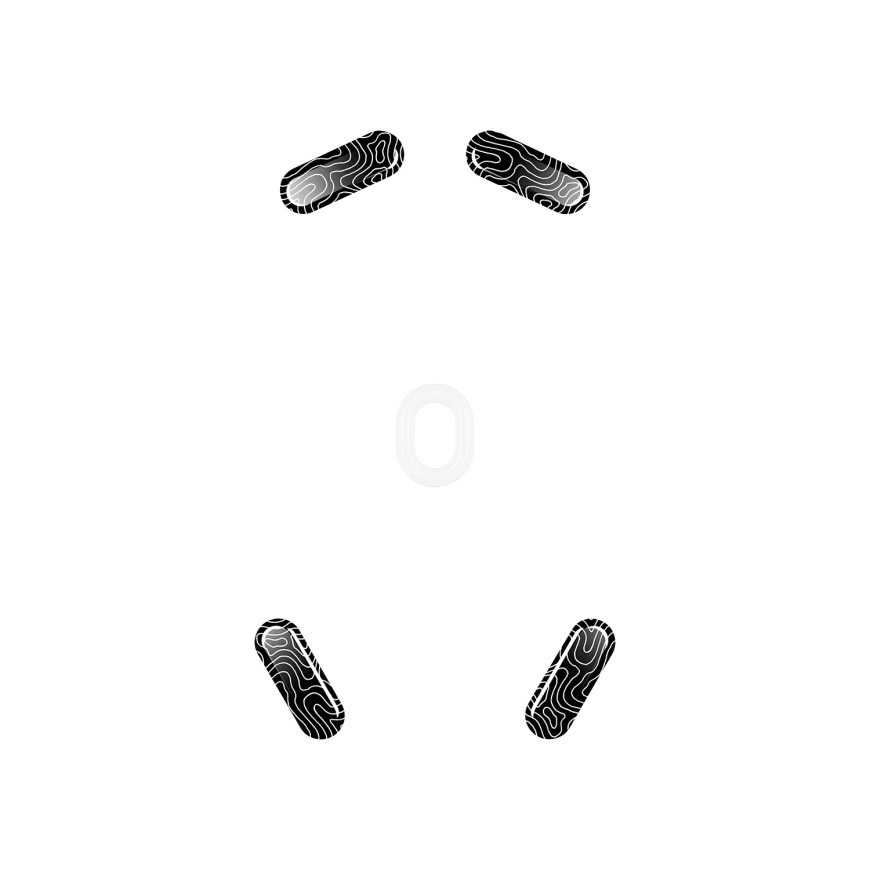 Patins en verre pour souris HyperX