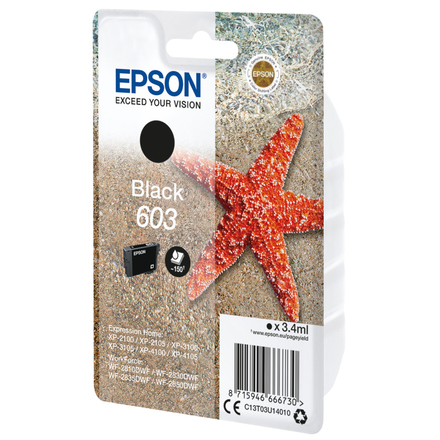 Epson 603 – Encre noire standard (C13T03U14020)