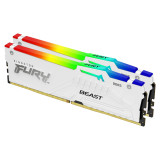 Kingston FURY Beast RGB 32 Go (2 x 16 Go) DDR5 5600 MHz CL36 - Blanc