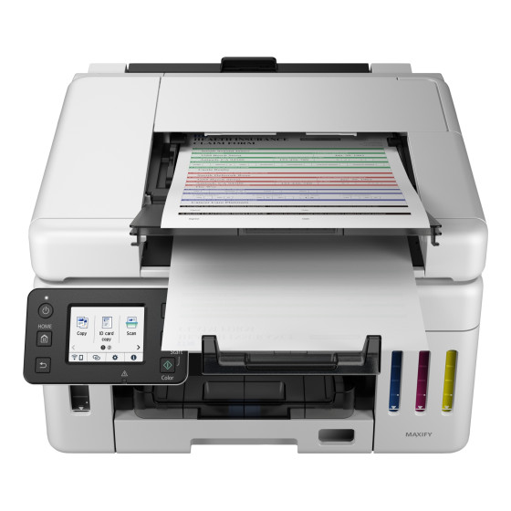 Imprimante jet d'encre MegaTank 3-en-1 rechargeable sans fil Canon MAXIFY GX6550