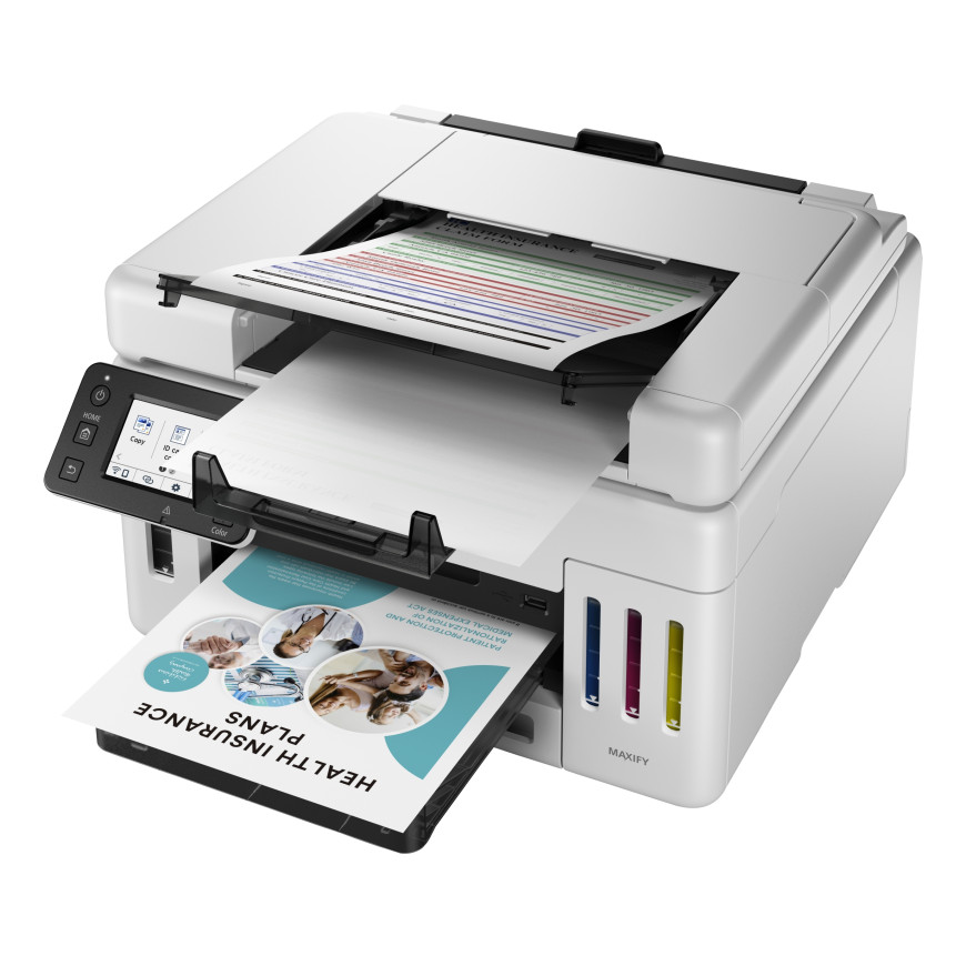 Imprimante jet d'encre MegaTank 3-en-1 rechargeable sans fil Canon MAXIFY GX6550