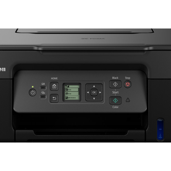 Imprimante MegaTank 3-en-1 rechargeable couleur Wi-Fi Canon PIXMA G3570, Noir