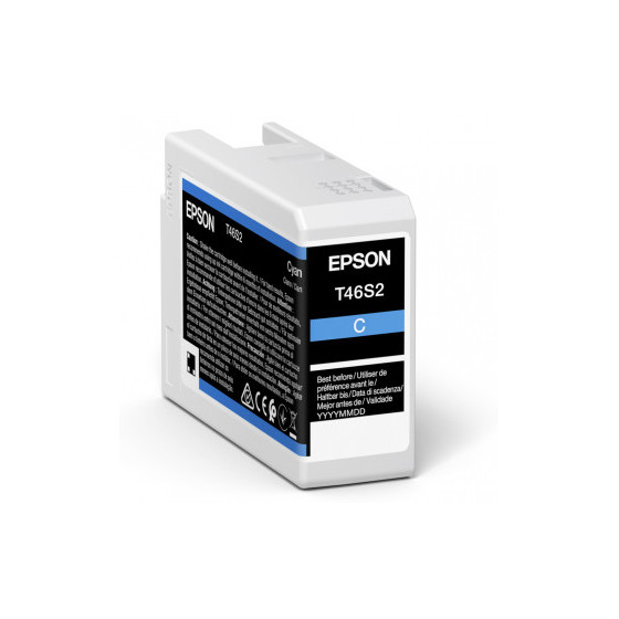 Cartouche d'encre Epson T46S2 – Cyan UltraChrome Pro 10 de 25ml (C13T46S200)