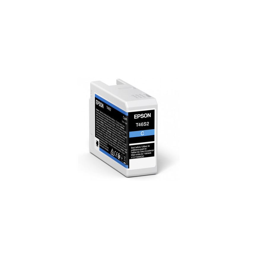 Cartouche d'encre Epson T46S2 – Cyan UltraChrome Pro 10 de 25ml (C13T46S200)