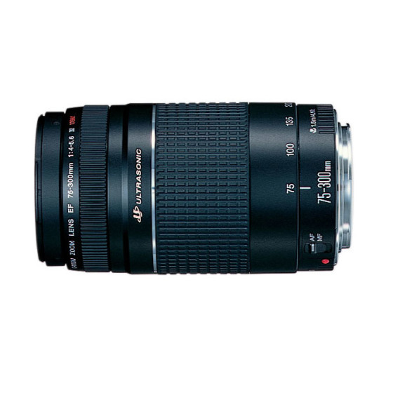 Appareil photo Canon EOS 4000D + objectif EF-S 18-55mm III + objectif EF-S 75-300mm III