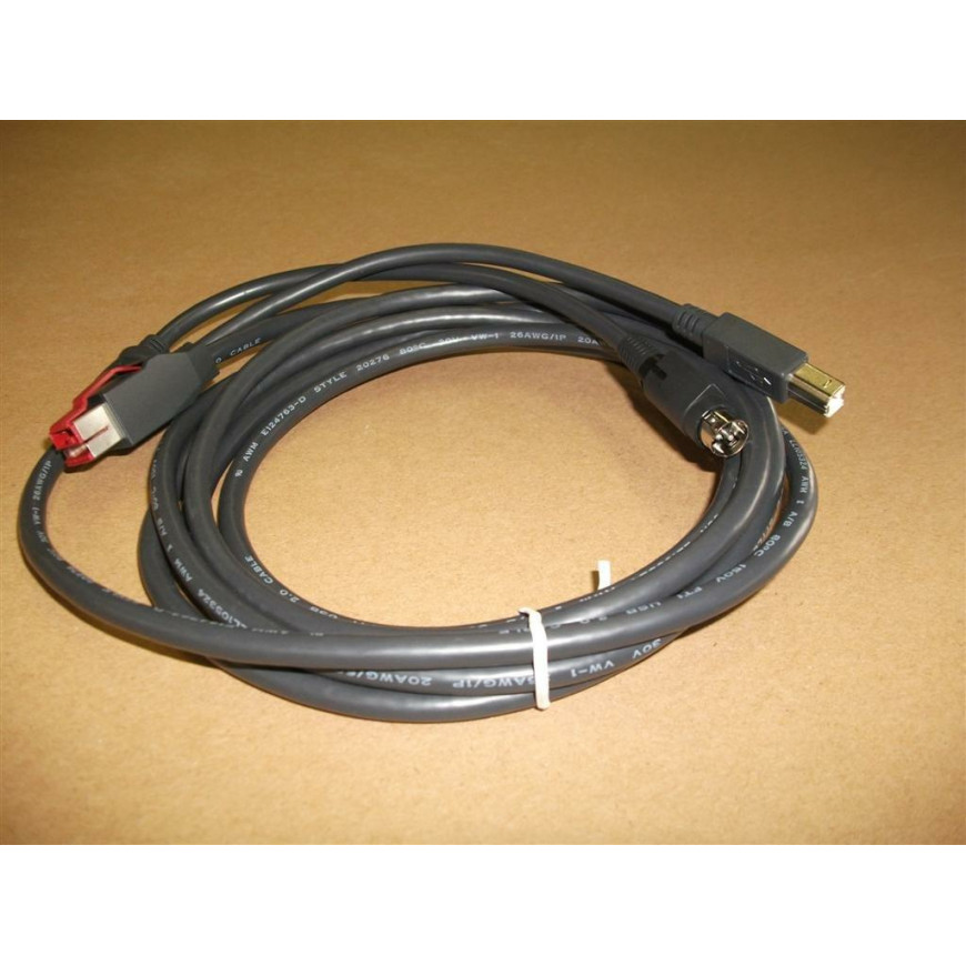 Epson PUSB Y cable: PWR-USB to USBB / 3PPP Cable 3.0m noir (2218424)