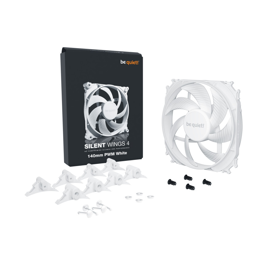 be quiet! Silent Wings 4 140mm PWM - Blanc
