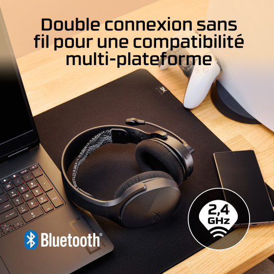 HyperX Cloud Jet – Casque de jeu sans fil (noir)
