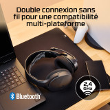 HyperX Cloud Jet – Casque de jeu sans fil (noir)