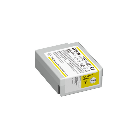 Cartouche d'encre Epson ColorWorks C4000e – jaune SJIC42P-Y (C13T52M440)