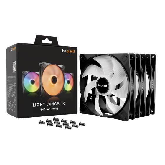 be quiet! Light Wings LX 140 mm PWM Triple Pack