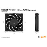 be quiet! Silent Wings 4 120mm PWM Highspeed
