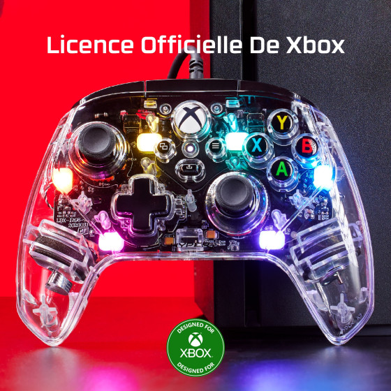 Manette filaire RGB HyperX Clutch - Xbox