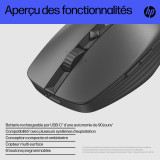 Souris multi-périphériques rechargeable HP 715