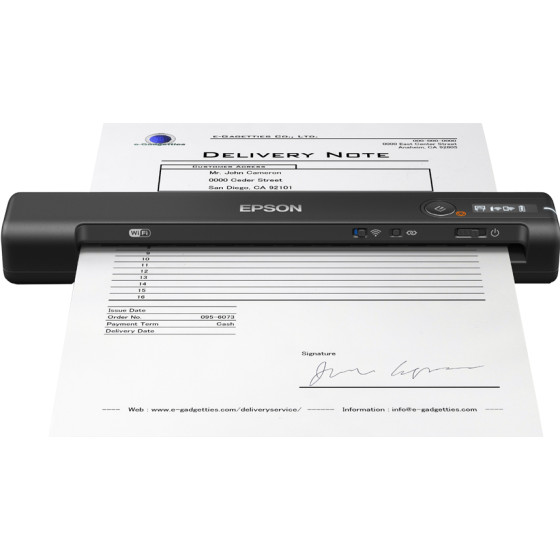 Scanner Epson Workforce ES-60W – mobile sans fil (B11B253401)