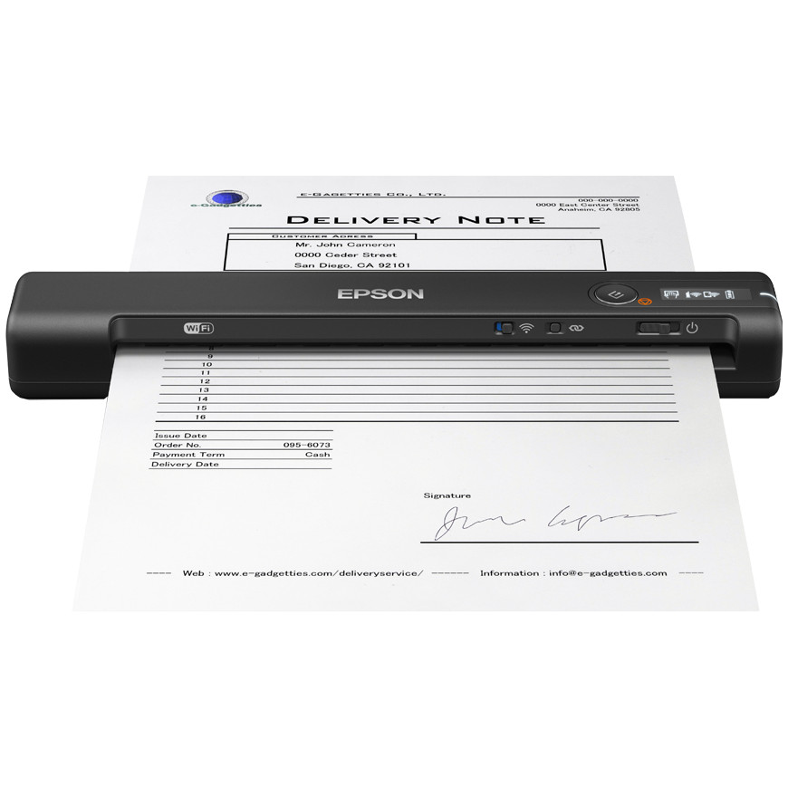 Scanner Epson Workforce ES-60W – mobile sans fil (B11B253401)