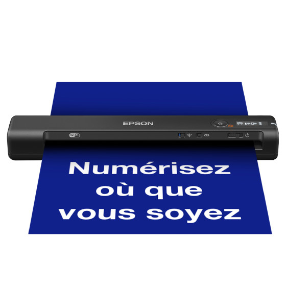 Scanner Epson Workforce ES-60W – mobile sans fil (B11B253401)