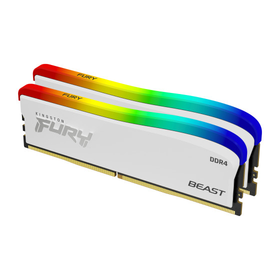 Kingston FURY Beast White RGB SE 16 Go (2 x 8 Go) DDR4 3200 MHz CL16