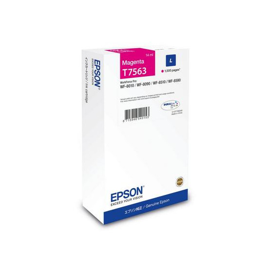 Cartouche d'encre Epson WF-8xxx Series – DURABrite™ Pro Magenta (C13T75634N)