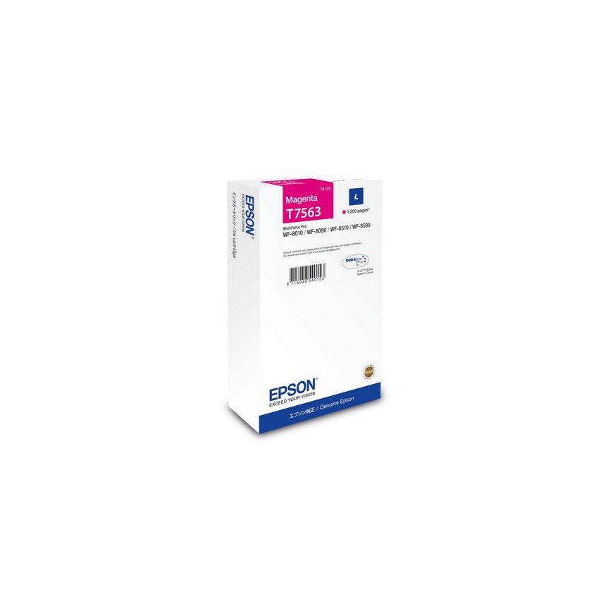 Cartouche d'encre Epson WF-8xxx Series – DURABrite™ Pro Magenta (C13T75634N)