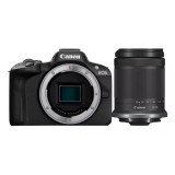Appareil photo hybride Canon EOS R50, noir + objectif RF-S 18-150 mm F3.5-6.3 IS STM